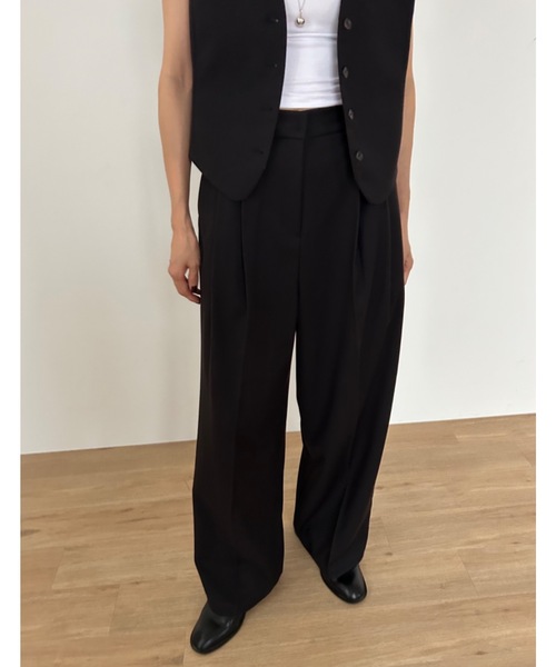 「Didot.showroom」 スラックス M グレー レディースの画像