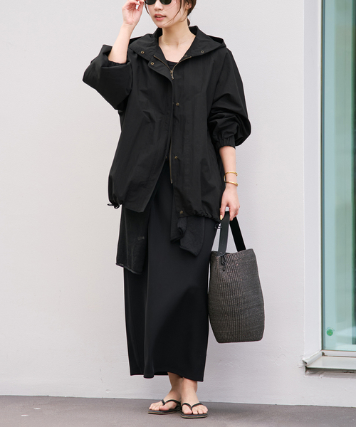 plage（プラージュ） コート アウター 撥水 co/ny hoodie mods