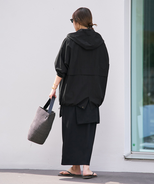 plage（プラージュ） コート アウター 撥水 co/ny hoodie mods