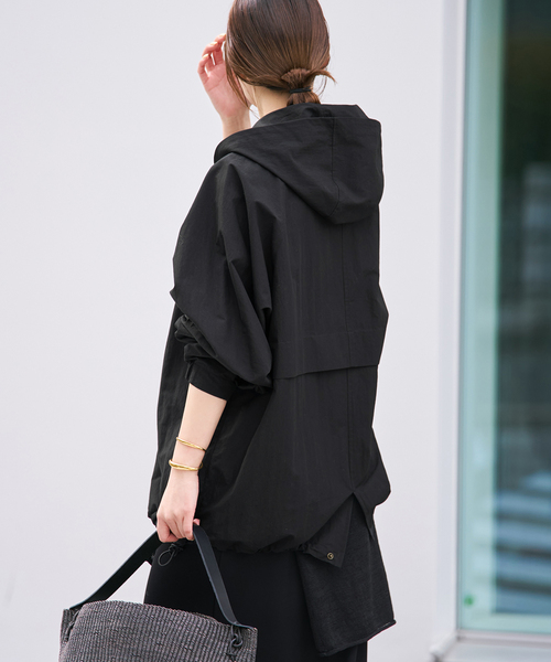 plage（プラージュ） コート アウター 撥水 co/ny hoodie mods