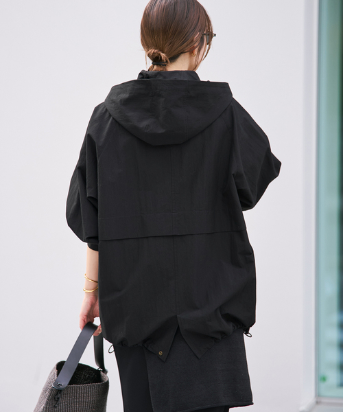 【plage】 新品 撥水hoodie mods ブルゾン／ブラック38 撥水hoodie mods ブルゾン（その他ブルゾン／アウター）｜Plage