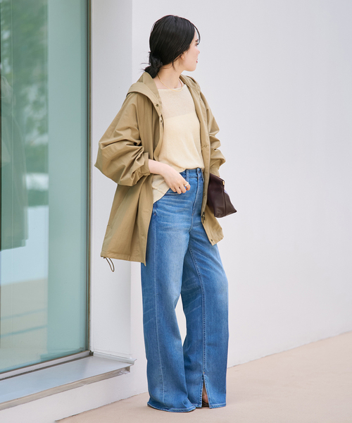 plage（プラージュ） コート アウター 撥水 co/ny hoodie mods