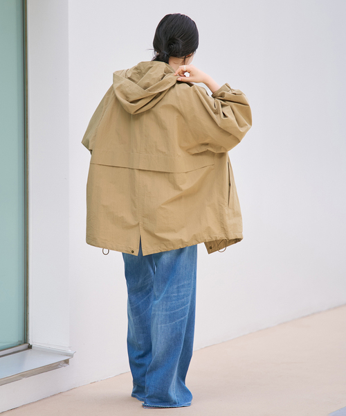 plage（プラージュ） コート アウター 撥水 co/ny hoodie mods
