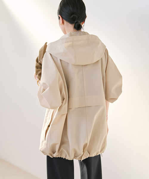 plage（プラージュ） コート アウター 撥水 co/ny hoodie mods