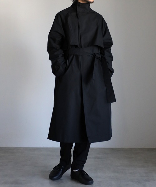 「CREARE -LINO-」 トレンチコート L カーキ メンズ_画像8