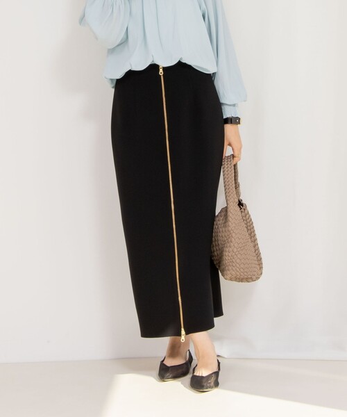 「NOLLEY'S Sophi」 ロングスカート 38 グレイッシュベージュ レディース_画像6
