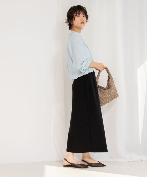 「NOLLEY'S Sophi」 ロングスカート 38 グレイッシュベージュ レディース_画像7