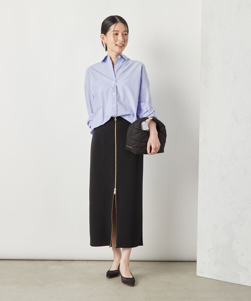 「NOLLEY'S Sophi」 ロングスカート 38 グレイッシュベージュ レディース_画像9