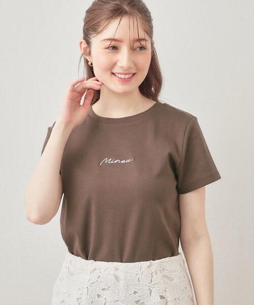 index（インデックス） tシャツ 半袖 「UVケア／接触冷感」フロント