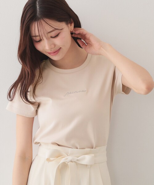 index（インデックス） tシャツ 半袖 「UVケア／接触冷感」フロント