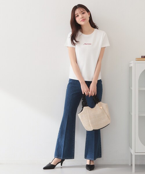 Invel クレンジング製品 シルバー袋 レディース 半袖Tシャツ サイズM index（インデックス） tシャツ 半袖 「UVケア／接触冷感」フロント