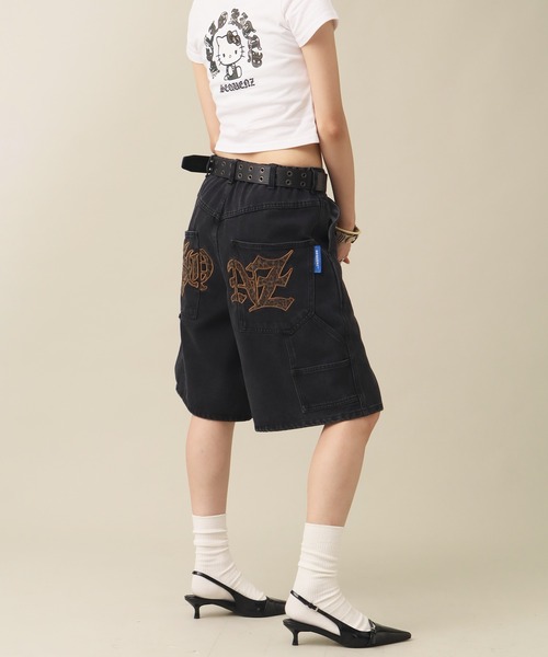 SEQUENZE ワイドパンツ ハーフパンツ ジーンズ 短パン 「SEQUENZ