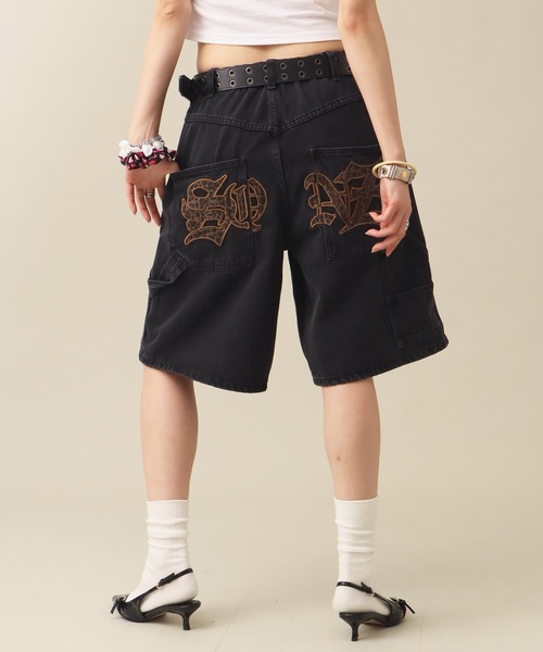 SEQUENZE ワイドパンツ ハーフパンツ ジーンズ 短パン 「SEQUENZ