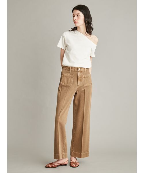 ジーンズ デニム デニムパンツ パッチＰＫデニム レディースの画像