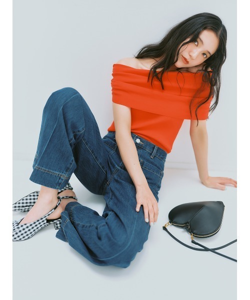 ジーンズ デニム デニムパンツ パッチＰＫデニム レディースの画像