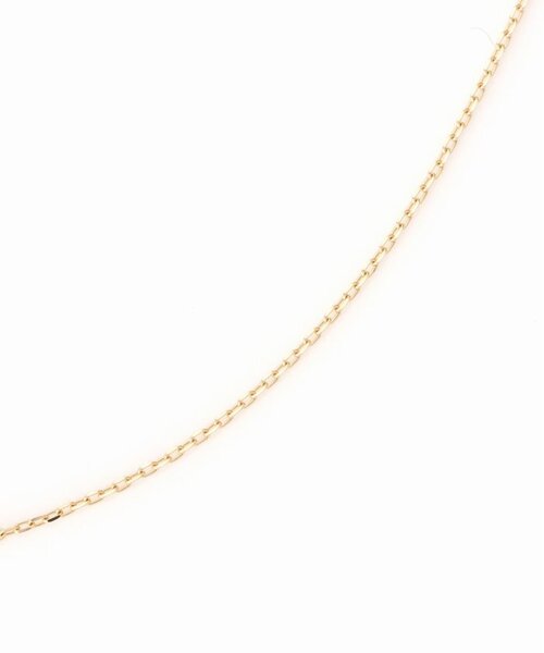ネックレス 10mmオーバルテクスチャーモチーフ50cmネックレス K10 レディースの画像
