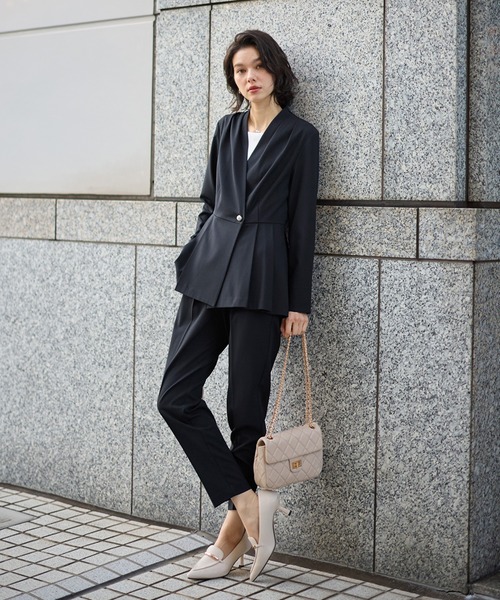「GeeRA」 セットアップ SMALL ネイビー レディース_画像3