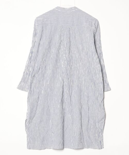 「Plantation」 長袖ワンピース M size ネイビー レディース_画像2