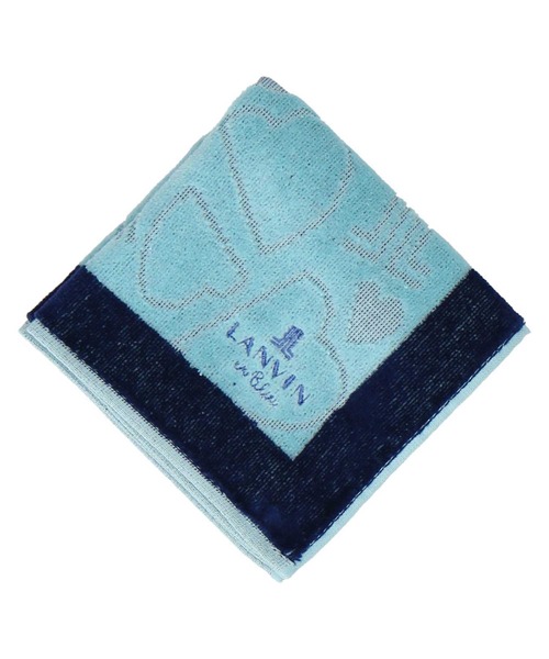 LANVIN en Bleu ハンカチ タオルハンカチ レディース メンズ