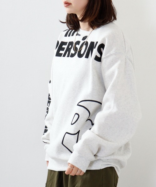「PERSON'S」 スウェットカットソー LL ホワイト メンズ_画像3