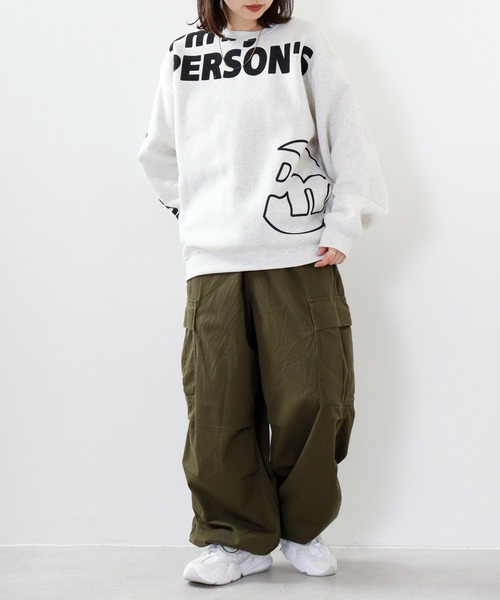 「PERSON'S」 スウェットカットソー LL ホワイト メンズ_画像6