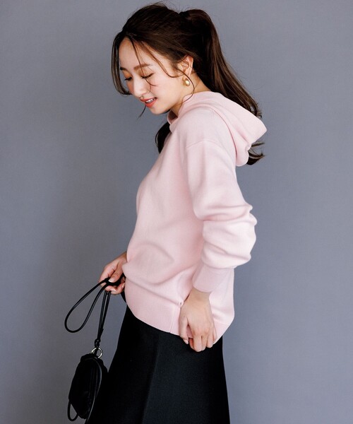 「UNFILO」 ニットスカート SMALL ネイビー レディース_画像3