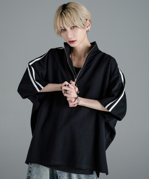 「ADRER」 半袖Tシャツ SMALL ブラック メンズ_画像4