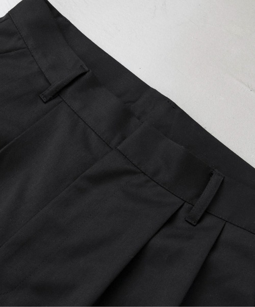 「CAMPHOR WOOD」 スラックス MEDIUM ブラック メンズ_画像9