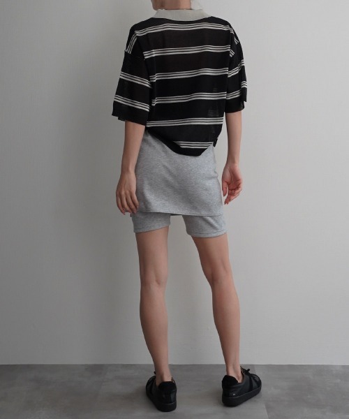 Rashik レギンス スパッツ 「Rashik」スカート付ハーフレギンス