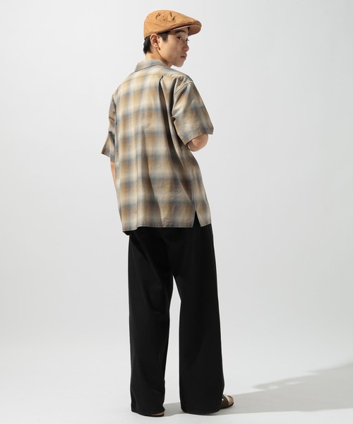 「PENDLETON」 半袖シャツ LARGE ブラウン メンズ_画像9