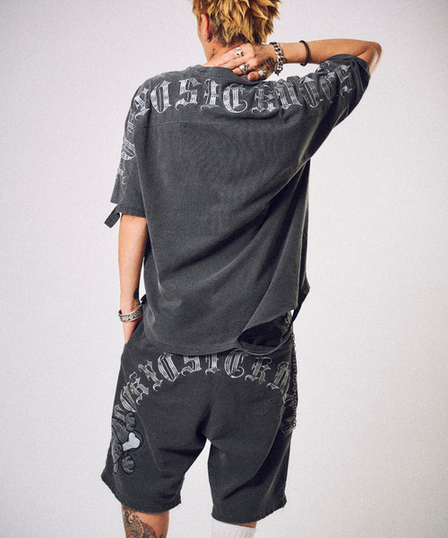 GALFY ガルフィー Tシャツ 半袖 ダメージ加工 グラフィック Tシャツ GALFY（ガルフィー） tシャツ 半袖 「GALFY/ガルフィー」病みに還りしT