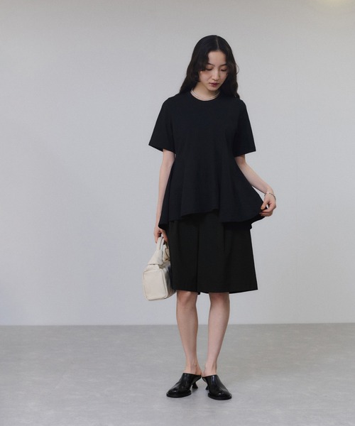 「ADAM ET ROPE'」 ハーフパンツ 36 ブラック レディース_画像6