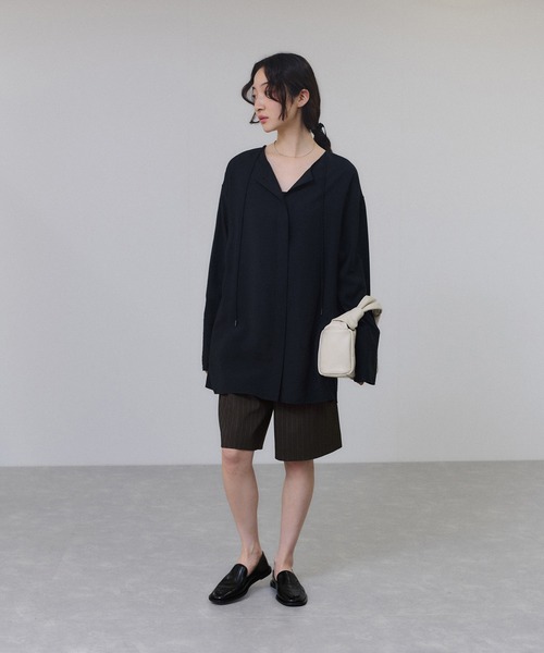 「ADAM ET ROPE'」 ハーフパンツ 36 ブラック レディース_画像8