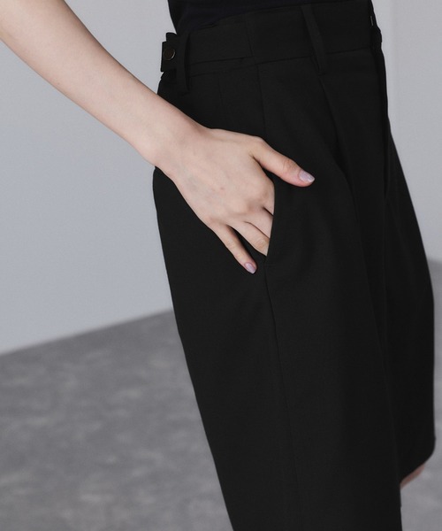 「ADAM ET ROPE'」 ハーフパンツ 36 ブラック レディース_画像10
