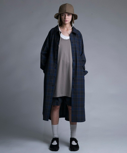 「my beautiful landlet」 シャツワンピース 1 ブルー レディース_画像2