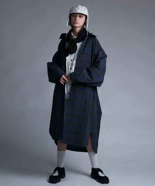 「my beautiful landlet」 シャツワンピース 1 ブルー レディース_画像4