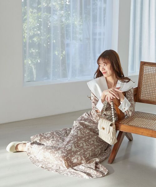 「MAJESTIC LEGON」 長袖ワンピース MEDIUM ブラック系その他 レディース_画像3