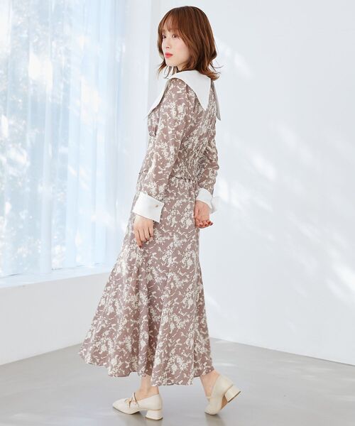 「MAJESTIC LEGON」 長袖ワンピース MEDIUM ブラック系その他 レディース_画像7