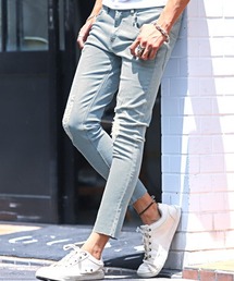 *PULL＆BEAR*カットオフ ストレッチスキニー デニム LUXSTYLE ジーンズ クラッシュストレッチスキニーデニムカット