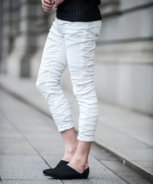 JOHNNY WOLF（ジョニーウルフ） ジーンズ EASTEND-KUMADORI CR(イ-スト