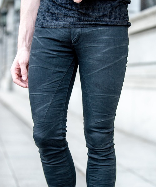 JOHNNY WOLF（ジョニーウルフ） ジーンズ EASTEND-KUMADORI CR(イ-スト