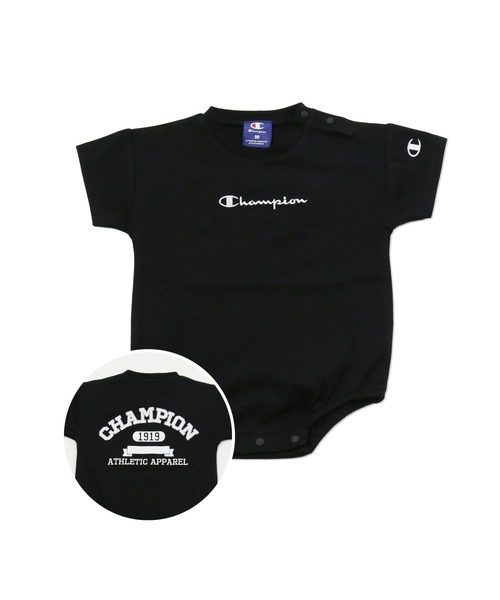 半袖ロンパース Champion ベビー服 Champion/チャンピオン 半袖ロンパース