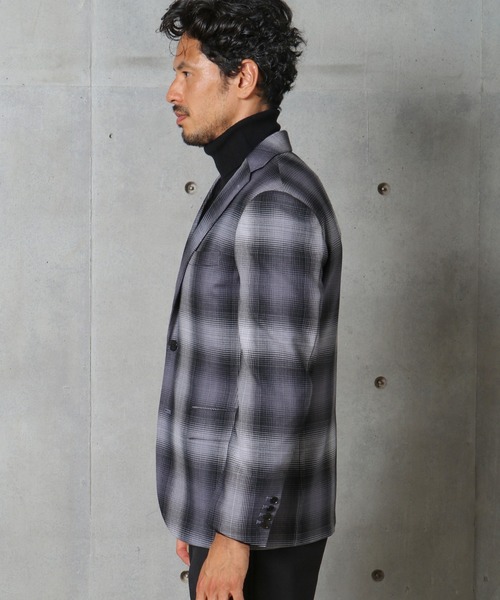 MEN'S BIGI ジャケット テーラードジャケット TWオンブレー