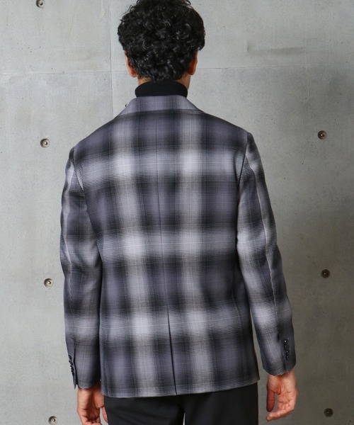 【未使用品】MEN'S BIGI テーラードジャケット　グレー メンズビギ】 未使用 ジャケット テーラードジャケット グレー