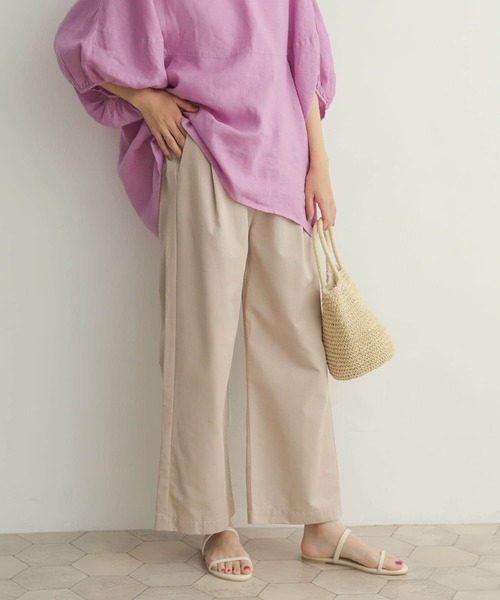 URBAN RESEARCH DOORS パンツ レーヨンコットンイージーパンツ