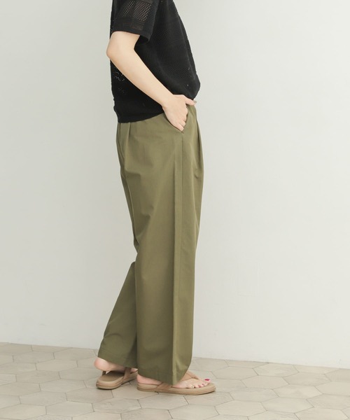URBAN RESEARCH DOORS パンツ レーヨンコットンイージーパンツ