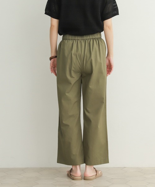UR DOORS＊レーヨンコットンイージーパンツ　BLACK &beige M セール】リネンレーヨンイージーパンツ（その他パンツ）｜URBAN