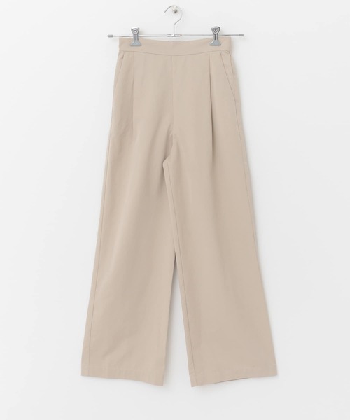 UR DOORS＊レーヨンコットンイージーパンツ　BLACK &beige M URBAN RESEARCH DOORS パンツ 「再入荷」レーヨンコットン
