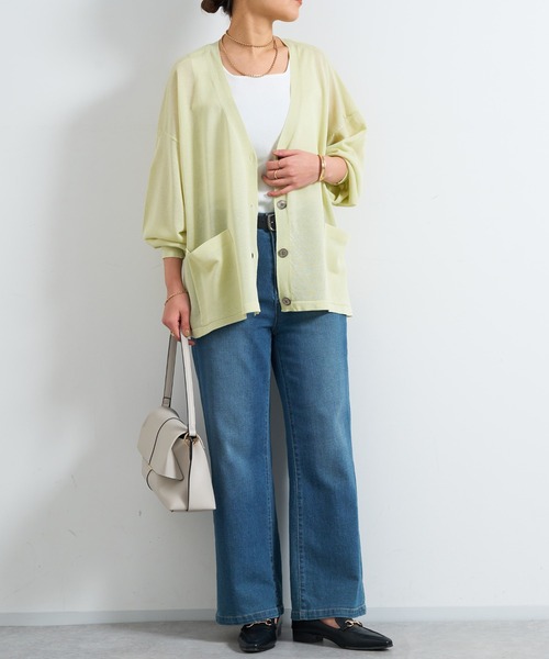 未使用級 セオリーリュクス 24SS BANNY D デニムパンツ ワイド セオリーリュクス 24SS BANNY D デニムパンツ ワイド エクリュ