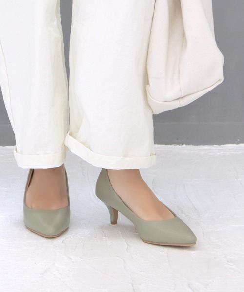 パンプス FOLIEFOLIAGE PUMPS Foliefoliage Suede Slingback Pump 90mm for Woman in Black